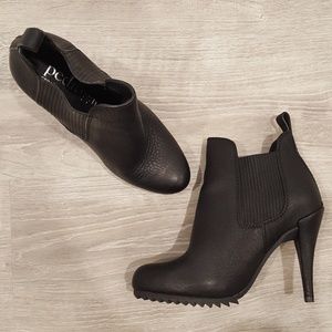 NWOT Pedro Garcia Black Leather Ankle Boots